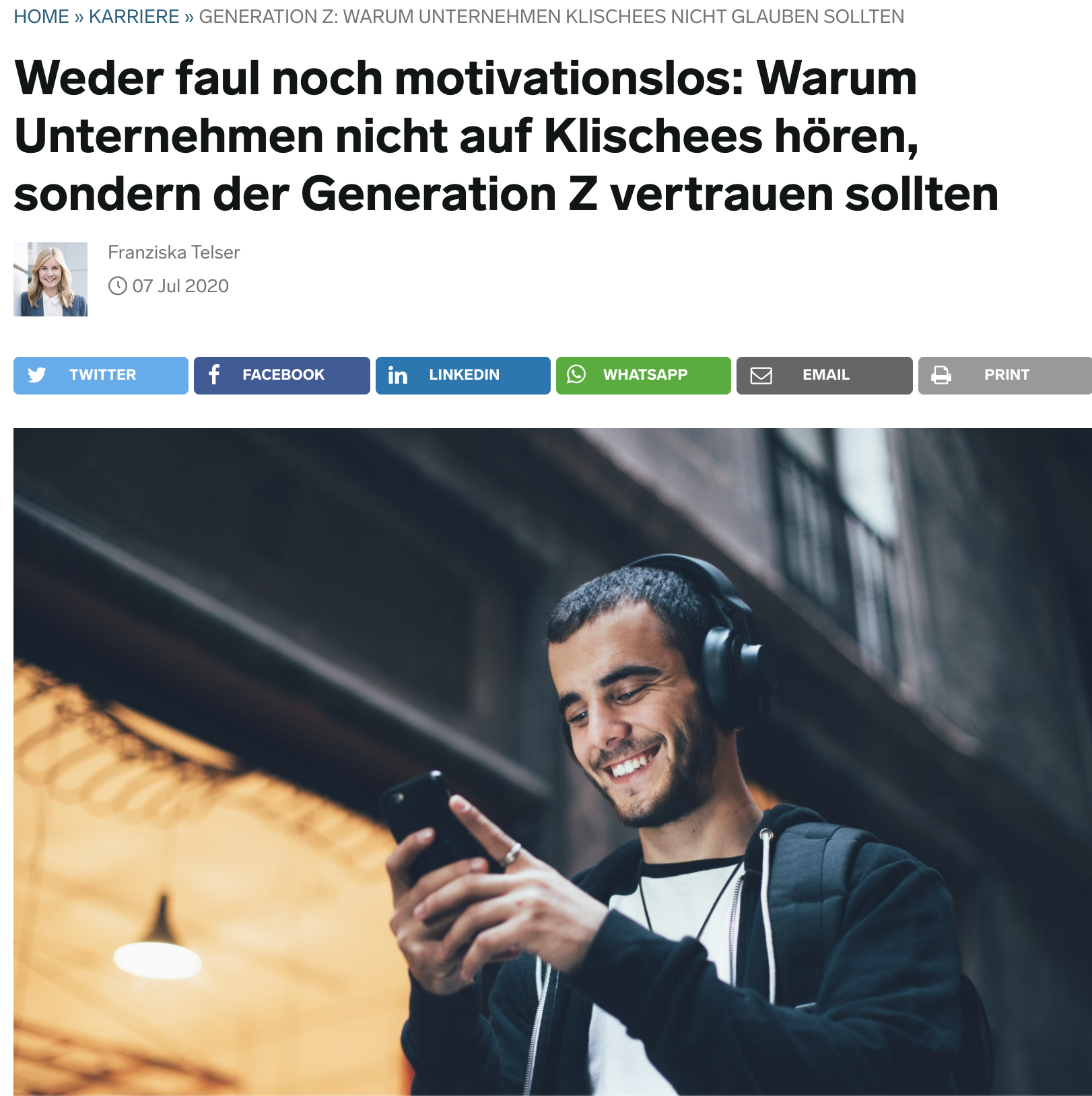 Gen Z Jobvorstellungen